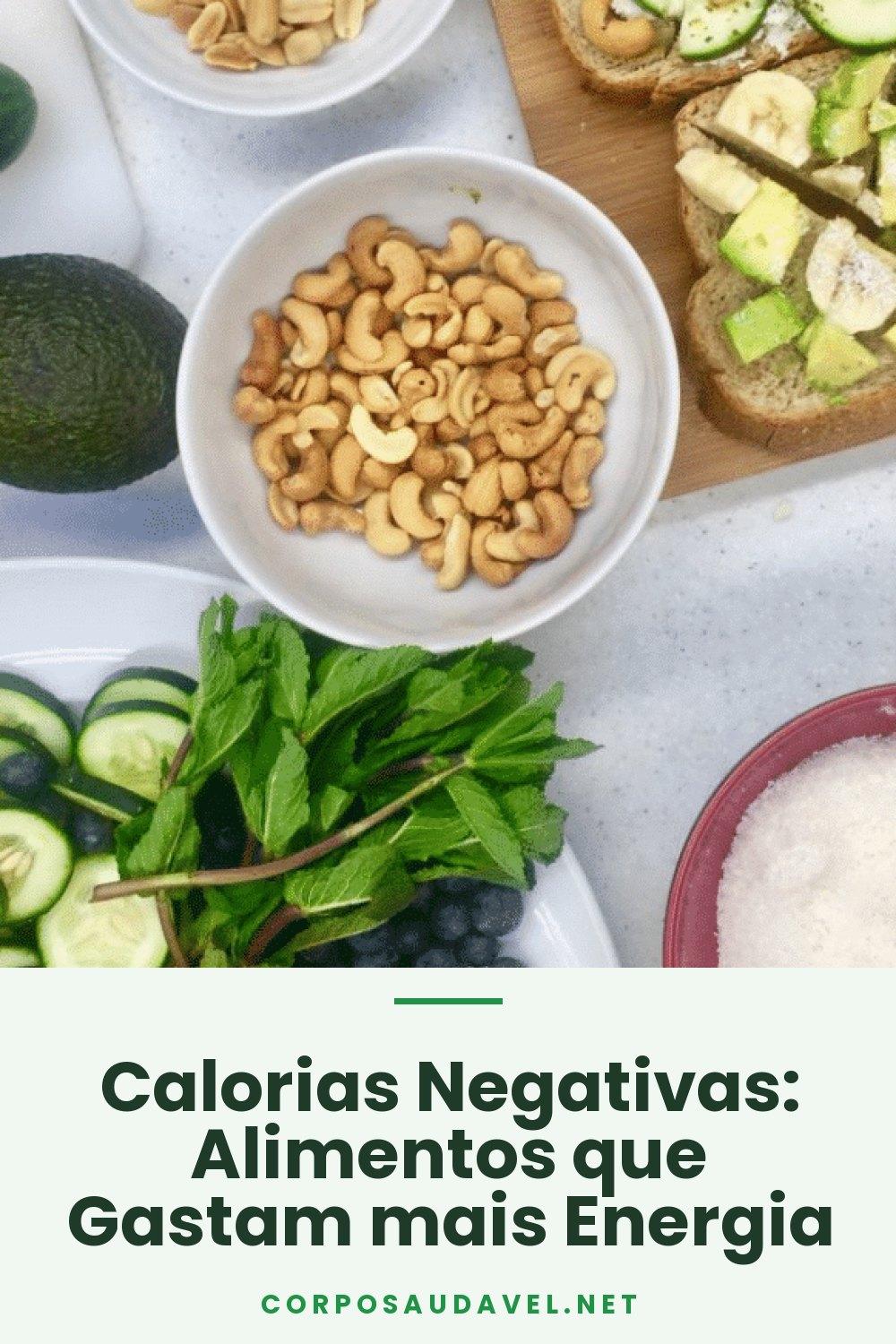 Calorias Negativas: Alimentos que Gastam mais Energia