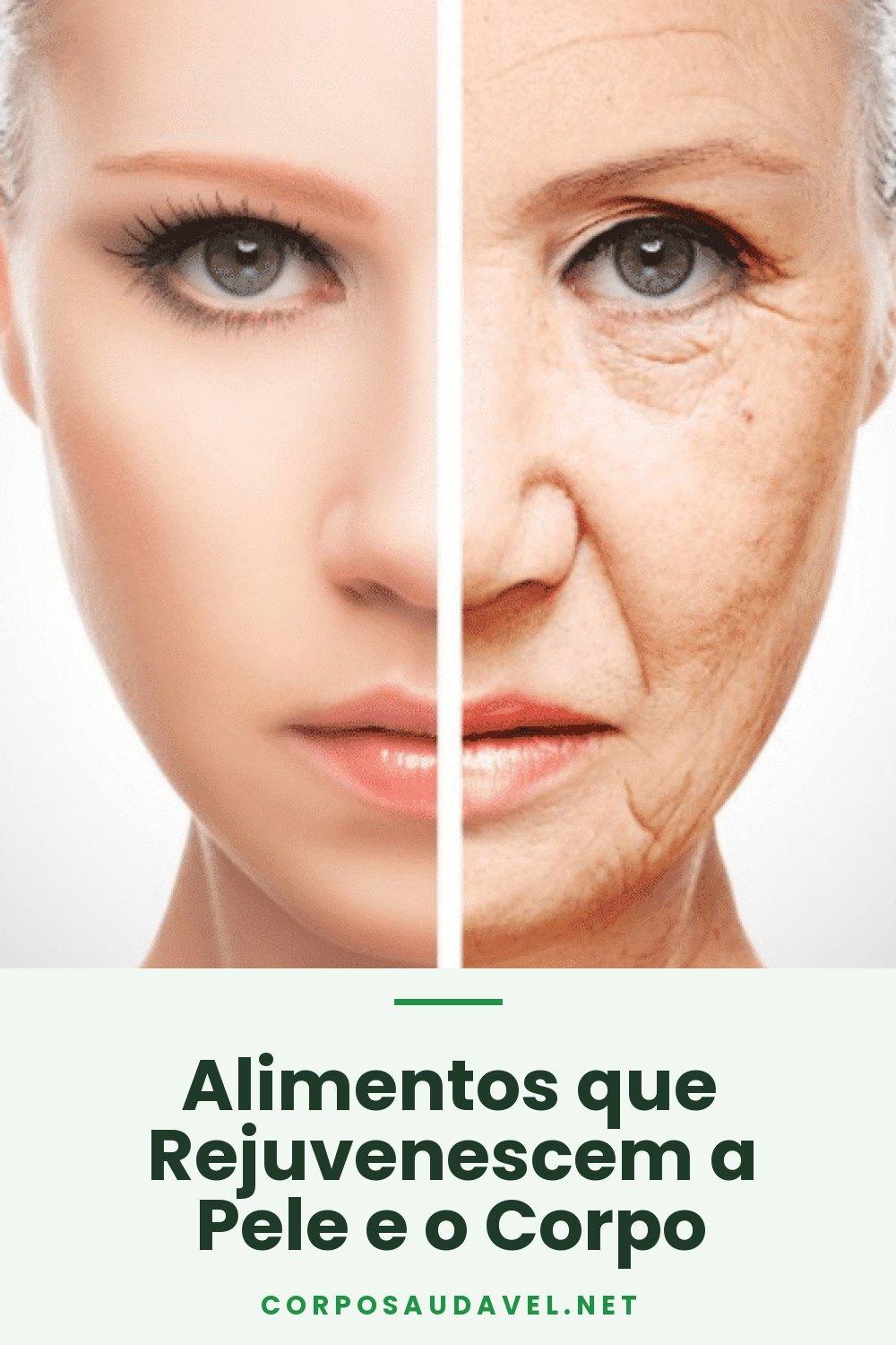 Alimentos que Rejuvenescem a Pele e o Corpo