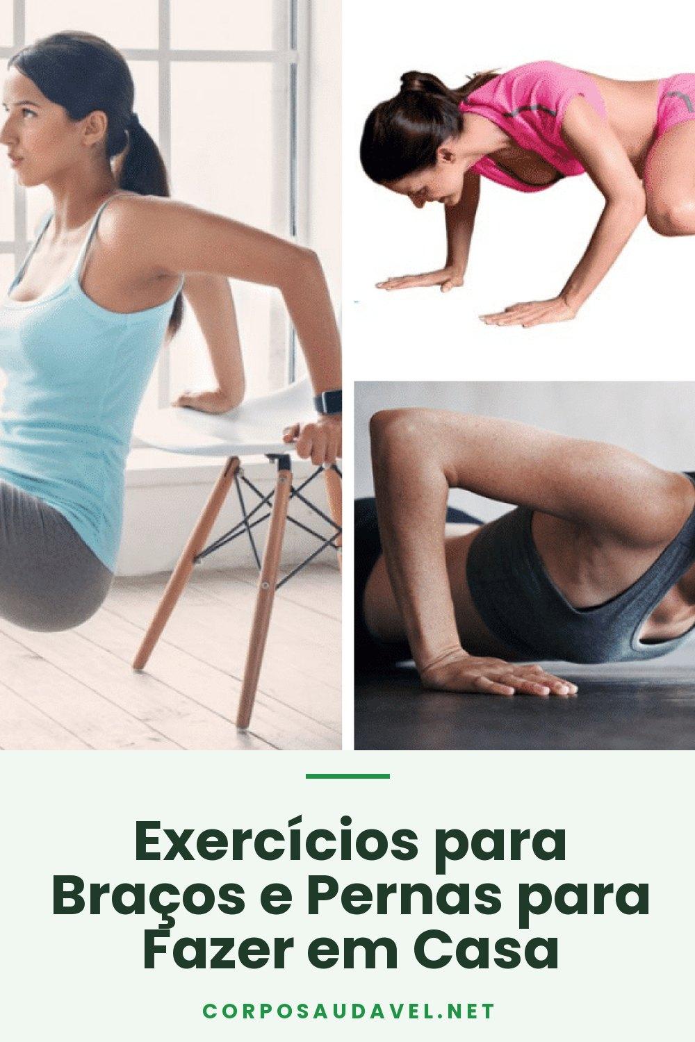 Exercícios para Braços e Pernas para Fazer em Casa